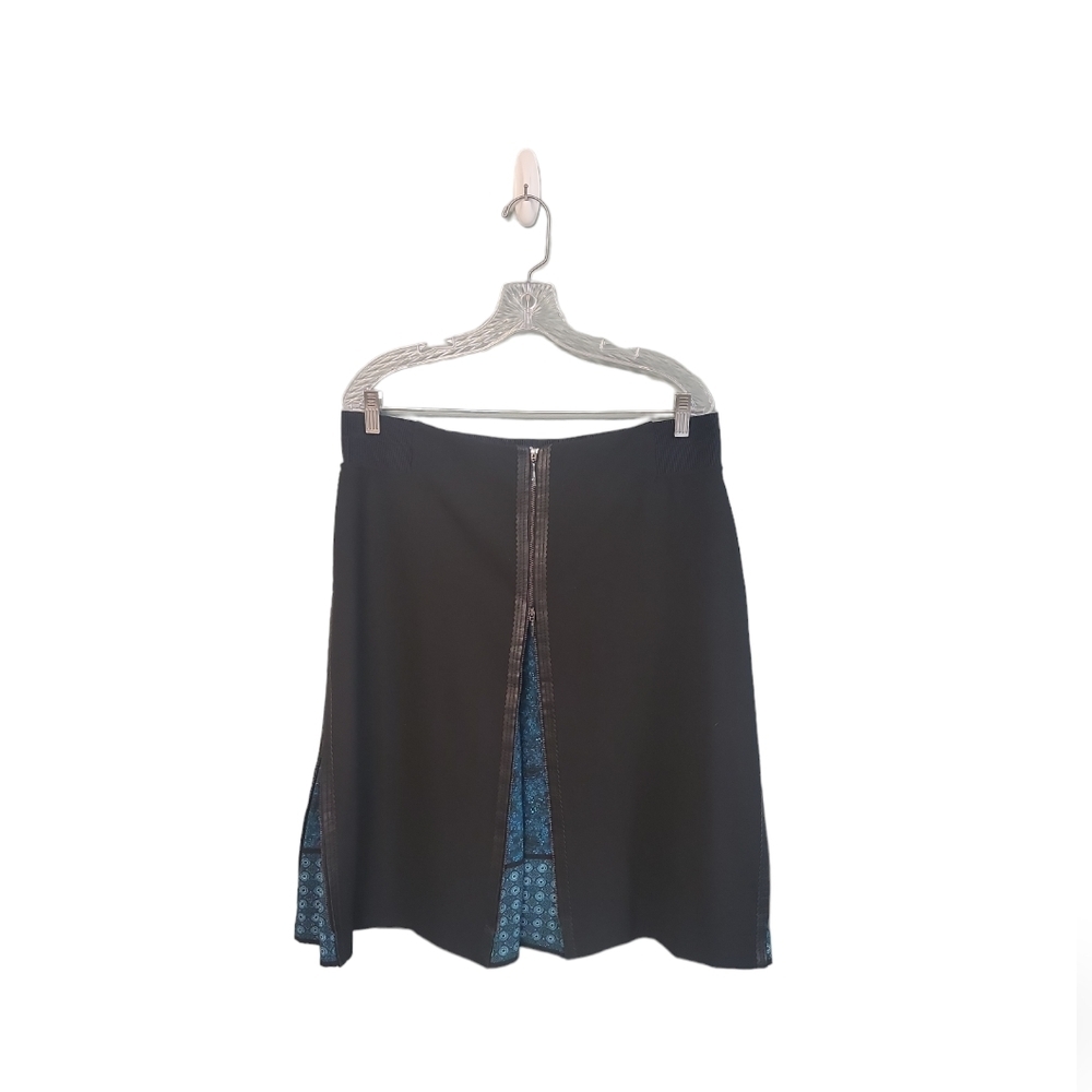 Per se By Carlisle‎ Designer Luxury Business Casual 3 Zip Skirt Size 14